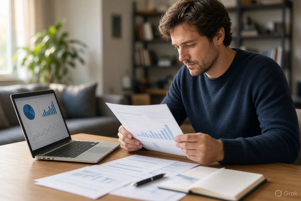 Illustration zu Finanzkonditionen und Diagrammen